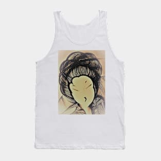 art deco sahara geisha by Jackie Smith , House of Harlequin Tank Top